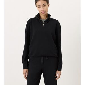 NWT PACT Cloudknit Quarter Zip MEDIUM - BLACK (also have Navy and Gray)